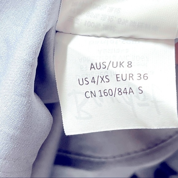 Bardot Botanical Lace Dress in Dusty Blue - Picture 15 of 15